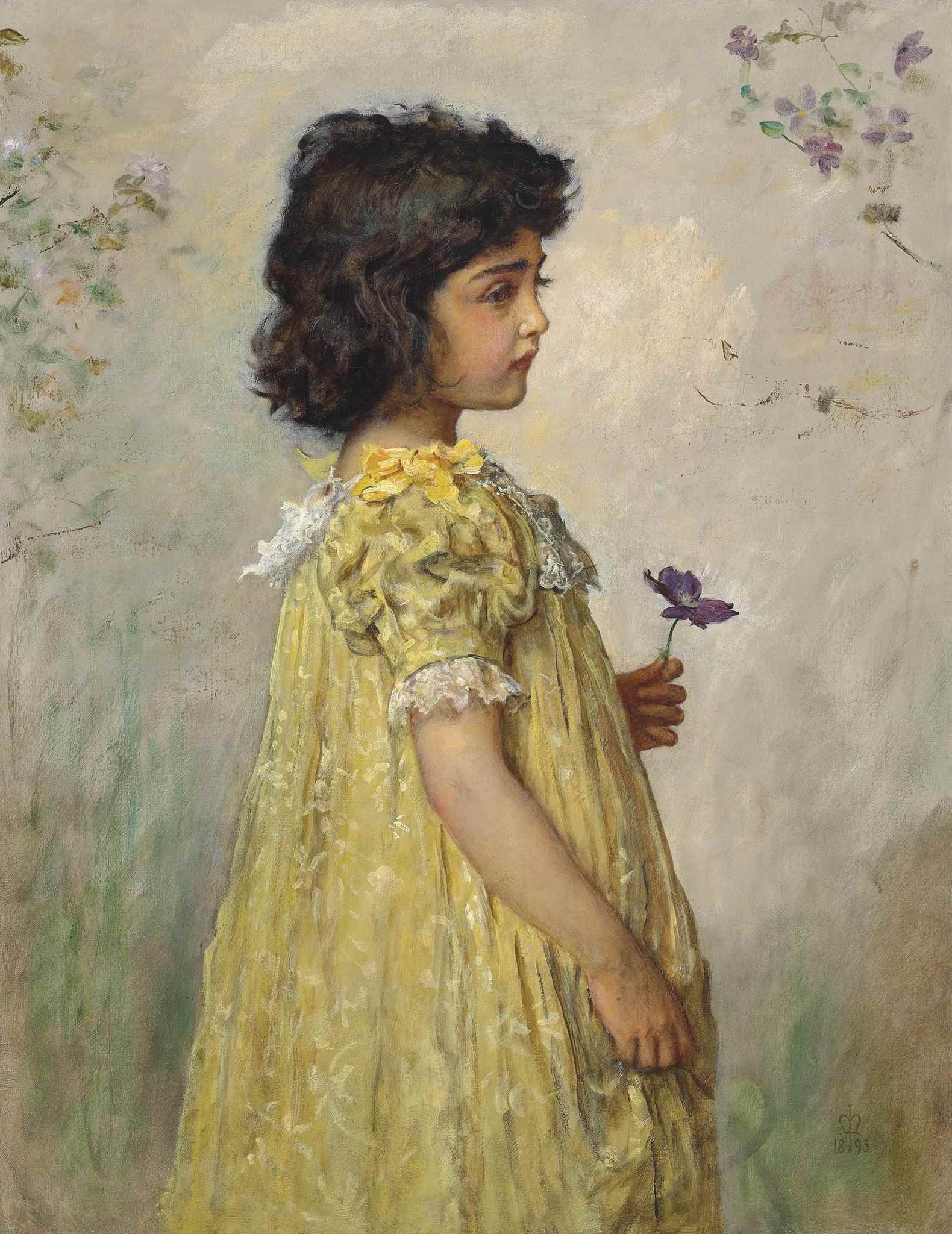 Personne pensive, le regard dans le vague, comme au moment d'hésiter à commencer